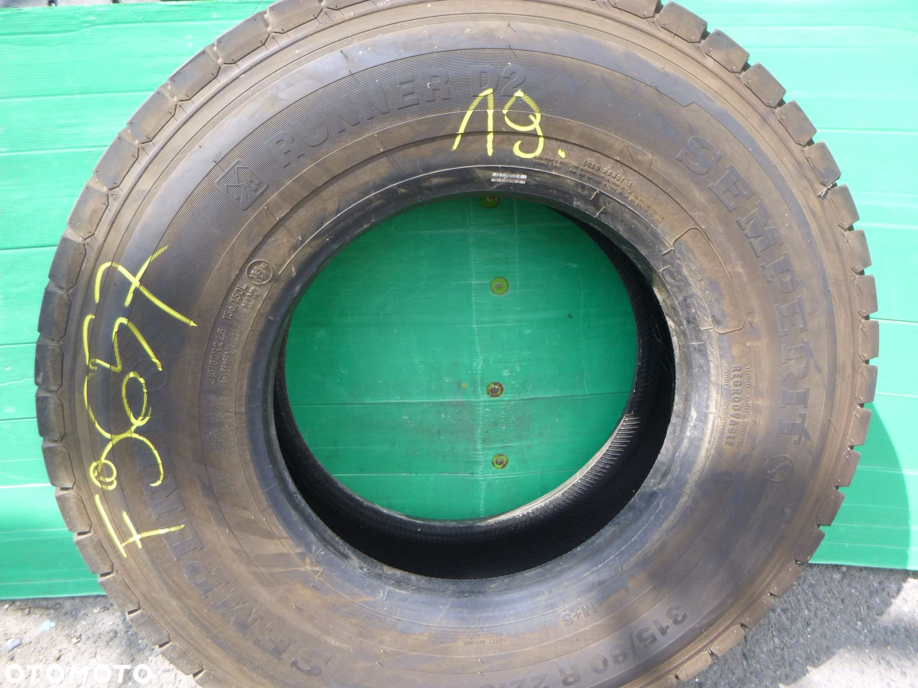 Opona 315/80R 22.5 Semperit RUNNER D2 Napędowa. Opony ciężarowe - 3