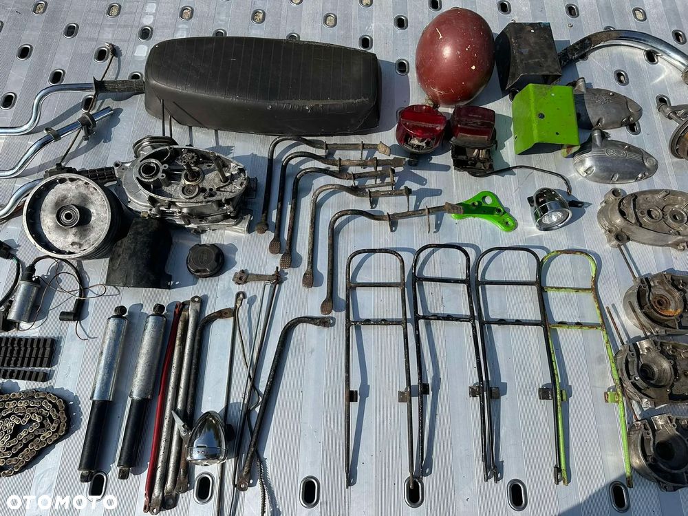 Części Romet Ogar 200 205 Motorynka Błotnik Bagażnik Schowek Tłumnik - 8