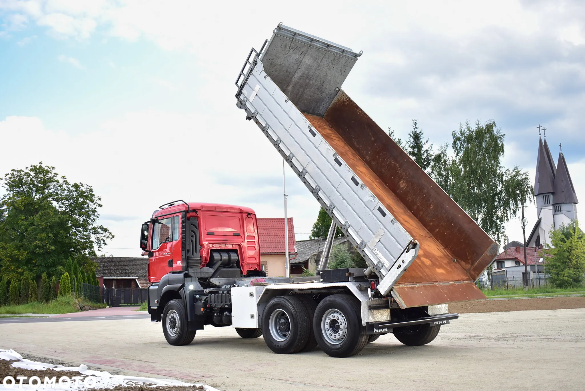 MAN TGS 28.480 6x4-4BL Wywrotka 3-Str. ** Bordmatic **! 65.000 KG Zestaw ! Przedni most/ Reduktor/ 4X4/6X6/ STAN PERFEKCYJNY ! SPROWADZONY Z AUSTRII ! - 13