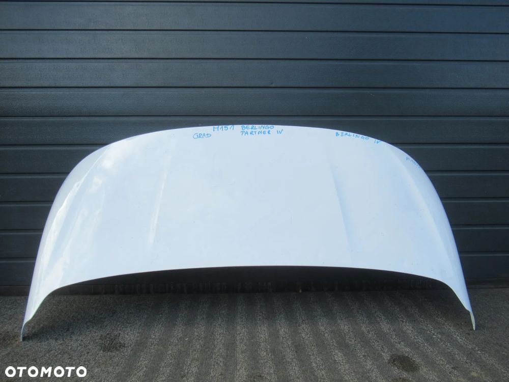 MASKA POKRYWA SILNIKA CITROEN BERLINGO PEUGEOT PARTNER III 3 GRAD 2019- - 2