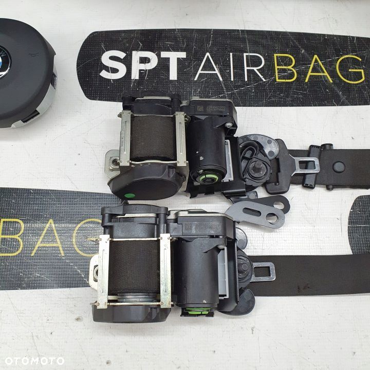 BMW F15 DESKA ROZDZIELCZA KONSOLA KOKPIT PULPIT PODUSZKI AIRBAG AIR BAG PASY KIT SET - 10