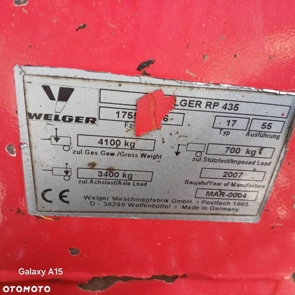Welger RP 435 - 8