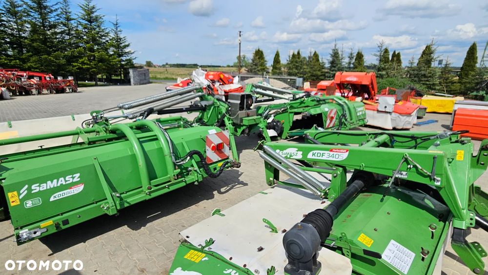 SaMasz KDD 861 S+T Kosiarka Dyskowa Motyl z taśmami  w Zestawie z Czołową kosiarką KDF 340 S - 2