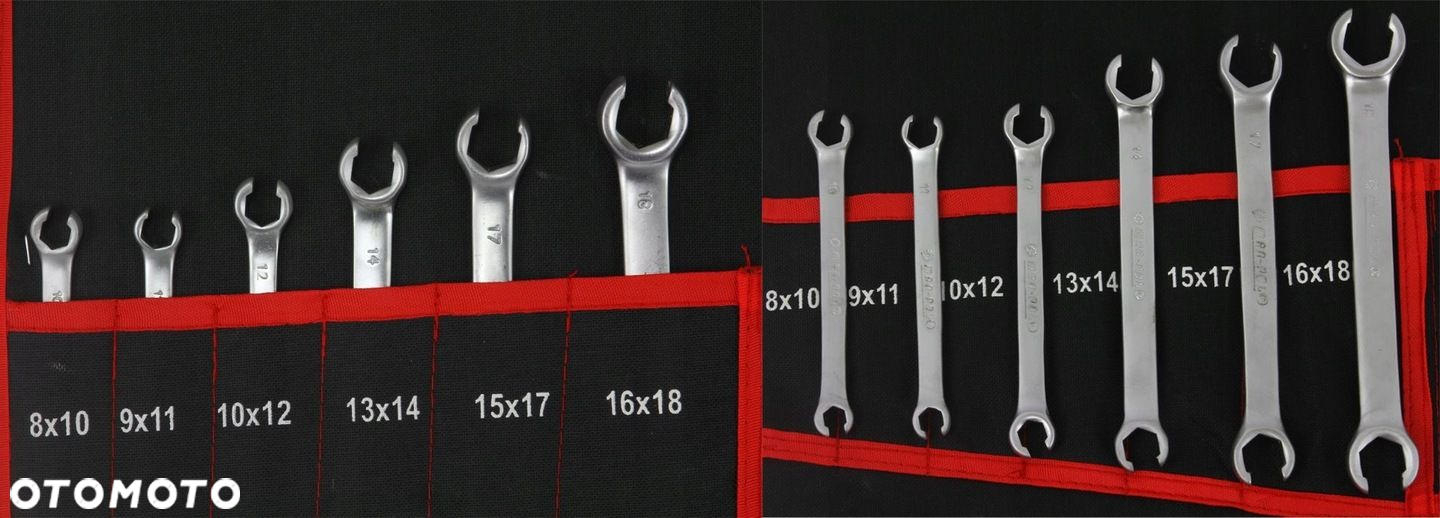 KLUCZE PŁASKO OCZKOWE 6-32 TORX TYP C GIĘTE ZESTAW KLUCZY 47sz NASADOWE - 6