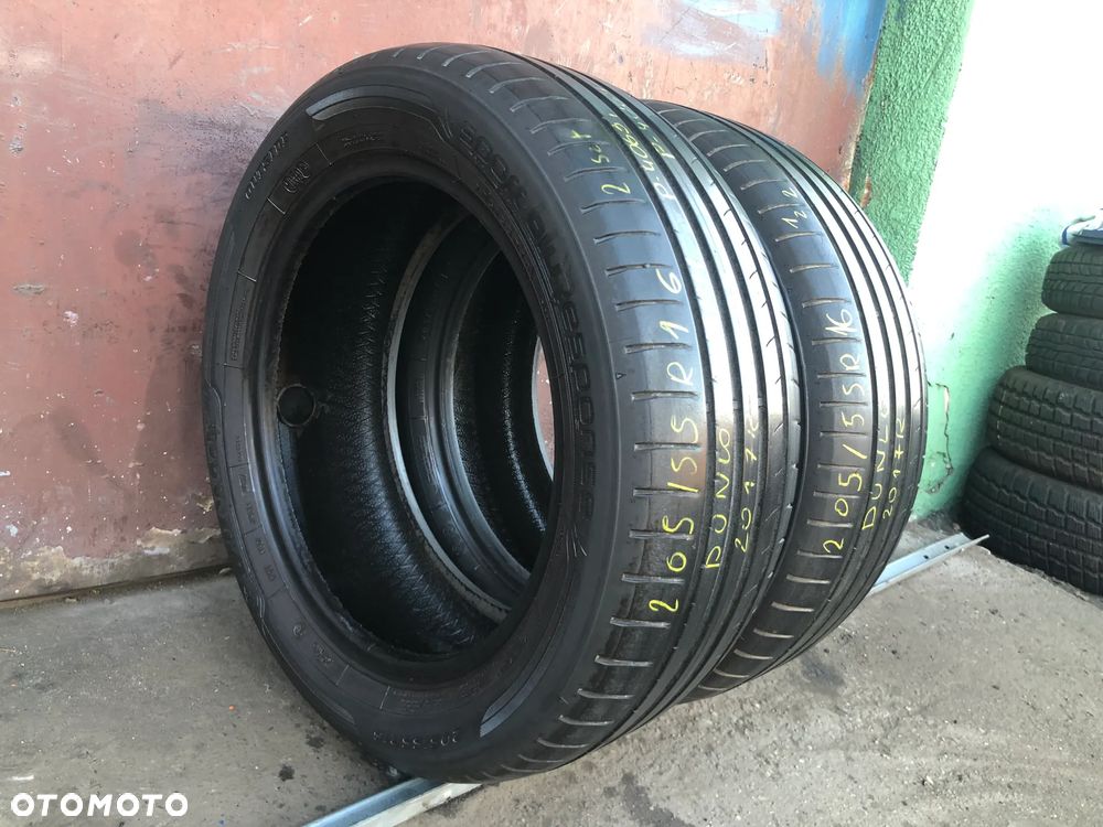 Opony Letnie 205/55 R16 91V 5 MM 2017R Dunlop Sport Bluresponse- Gwarancja Wysyłka Montaż - 4