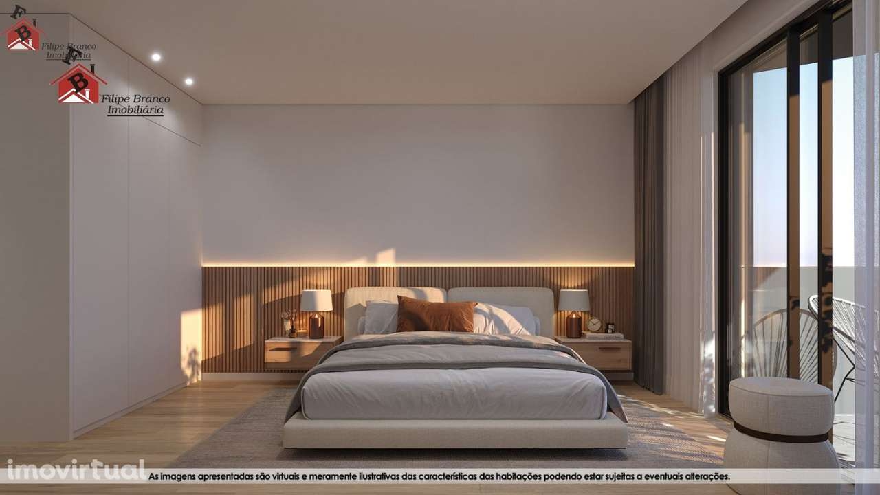 EXCEPCIONAL T2 NOVO ÓTIMOS ACABAMENTOS E VISTA MAR SANTA MARINHA, GAI - Grande imagem: 5/24