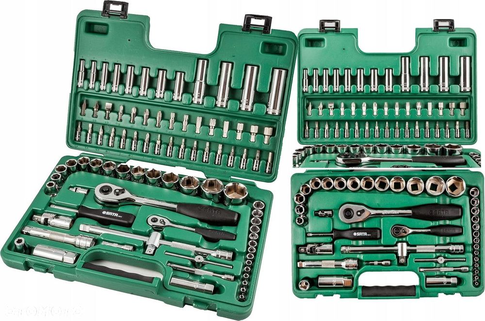 SATA ST09013SJ ZESTAW 88 KLUCZY KLUCZE NASADOWYCH 1/4" 1/2" METRYCZNE - 10