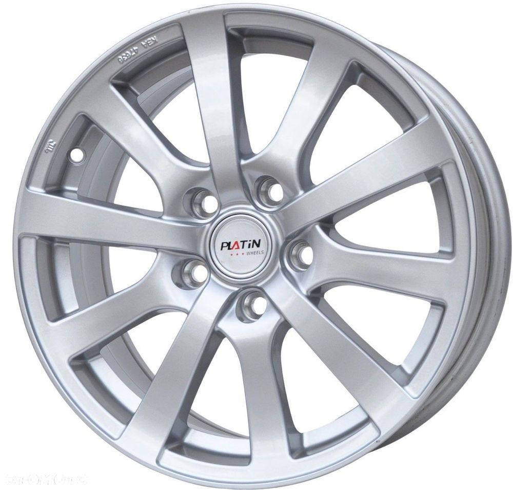 RP4-7016 S NIEMIECKIE FELGI PLATIN 16 5X112 KBA47636 AUDI A3 GOLF 5 6 7 8 - 1