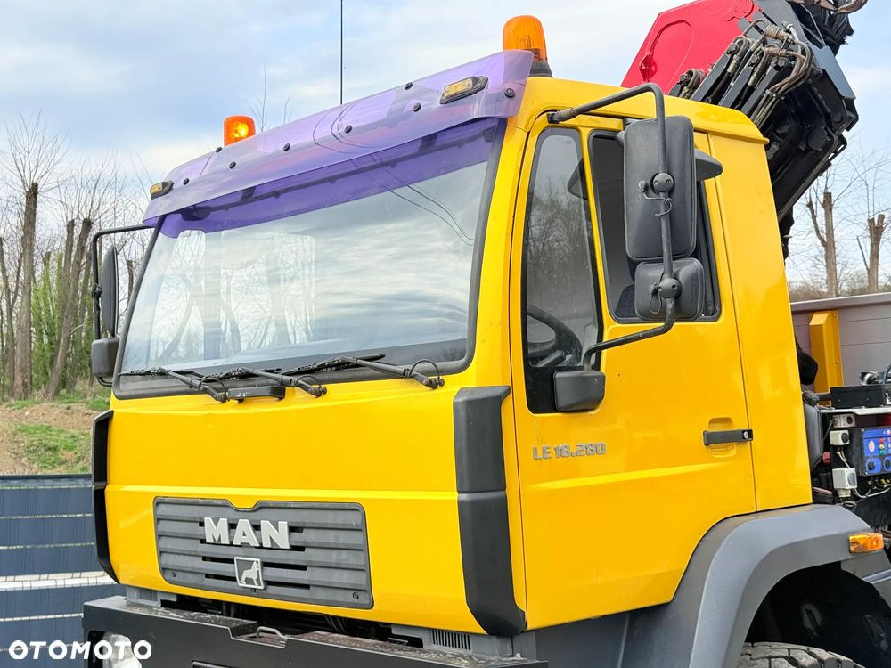 MAN * MAN LE 18.280 * HDS HMF 1560 * Kiper Wywrotka * 4x4 * Sprowadzony * Energetyka * - 5