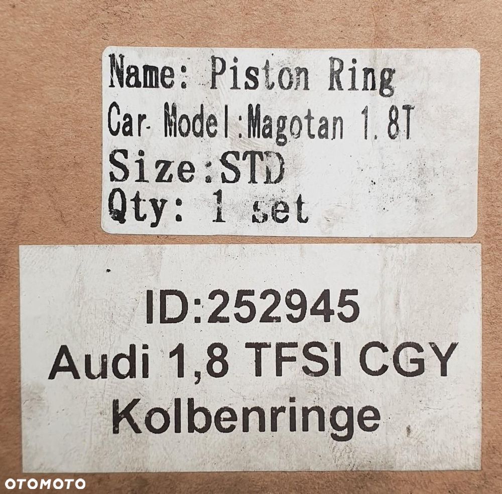 PIERŚCIENIE TŁOKOWE AUDI 1.8 TSI TFSI CGY STD - 5