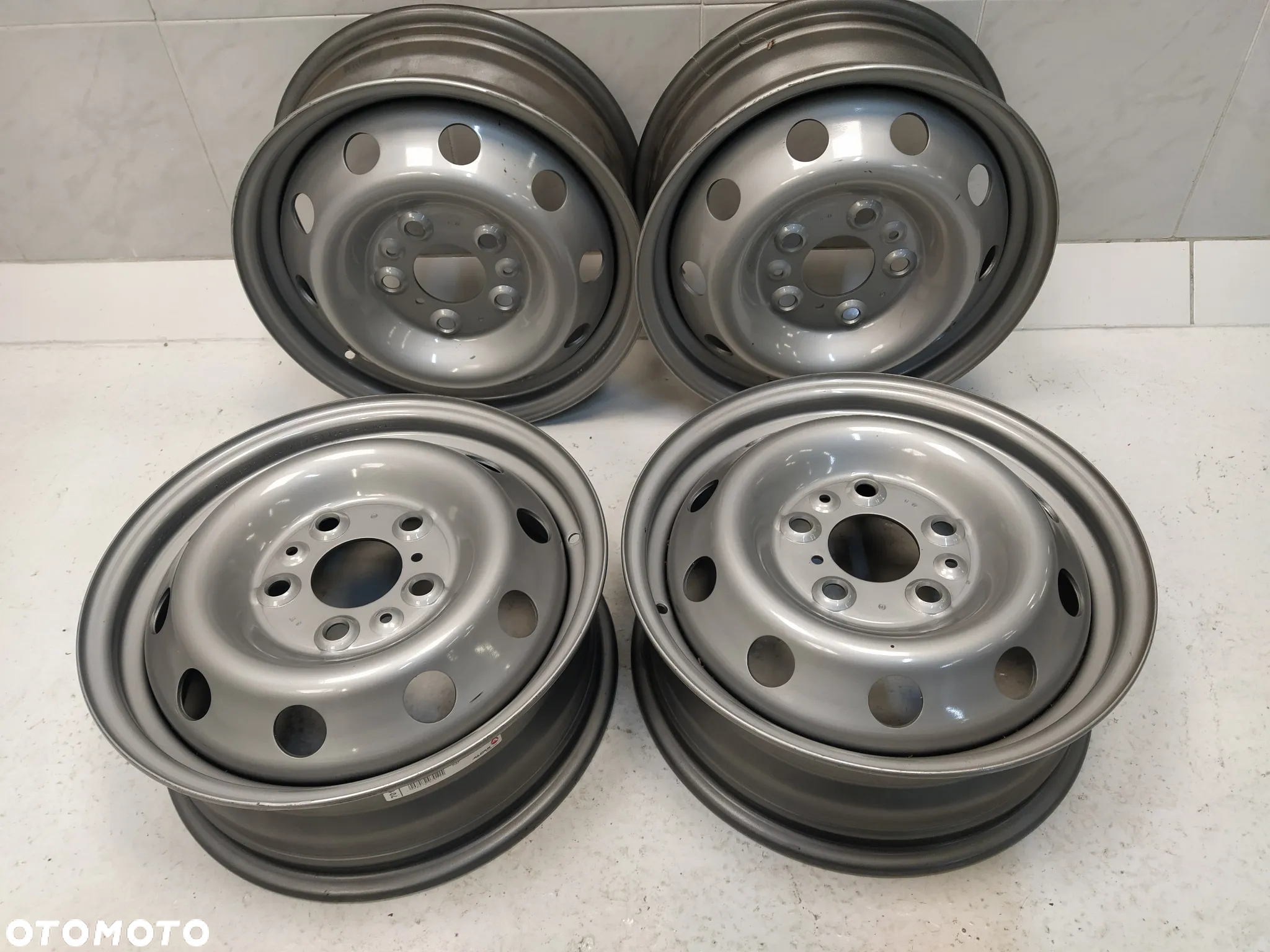 FIAT DUCATO OPEL MOVANO PEUGEOT BOXER 6X16 FELGI STALOWE R16 5X130 ET68 ORYGINAŁ NOWE - 2