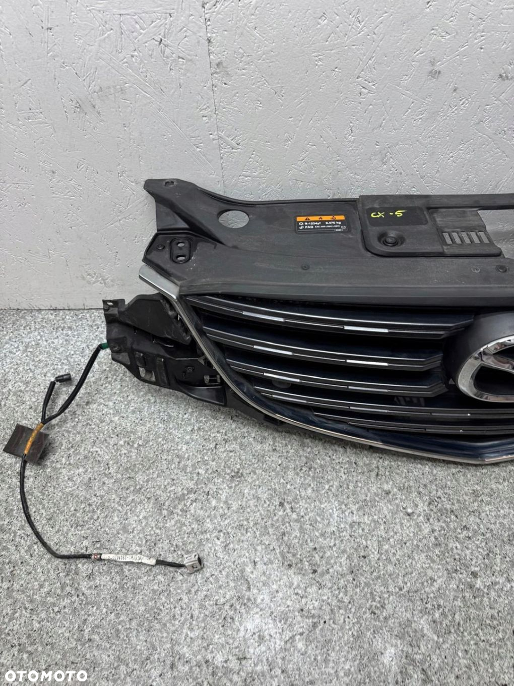 GRILL ATRAPA ZNACZEK MAZDA CX5 CX-5 LIFT KA0G-50716 ORYGINAŁ - 2