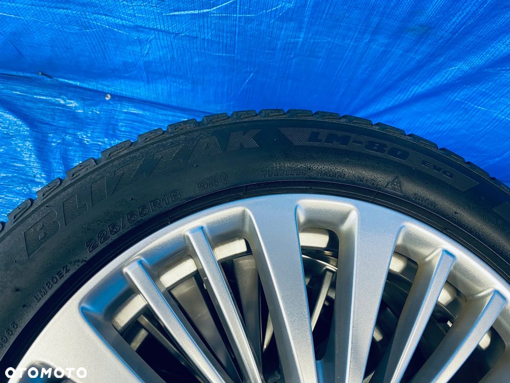 KOŁA KOŁO 18 FELGA ALUMINIOWE ALUSY 18" x 7,5J  5X108 ; 65,1mm ET49 KOMPLET ; OPONY ZIMOWE ZIMA BRIDGESTONE ; OPEL GRANDLAND X ASTRA L ZAFIRA LIFE ; CITROEN C4 C5 C6 ; PEUEGOT 407 508 605 607 3008 5008 ORYGINAŁ OPEL - 13