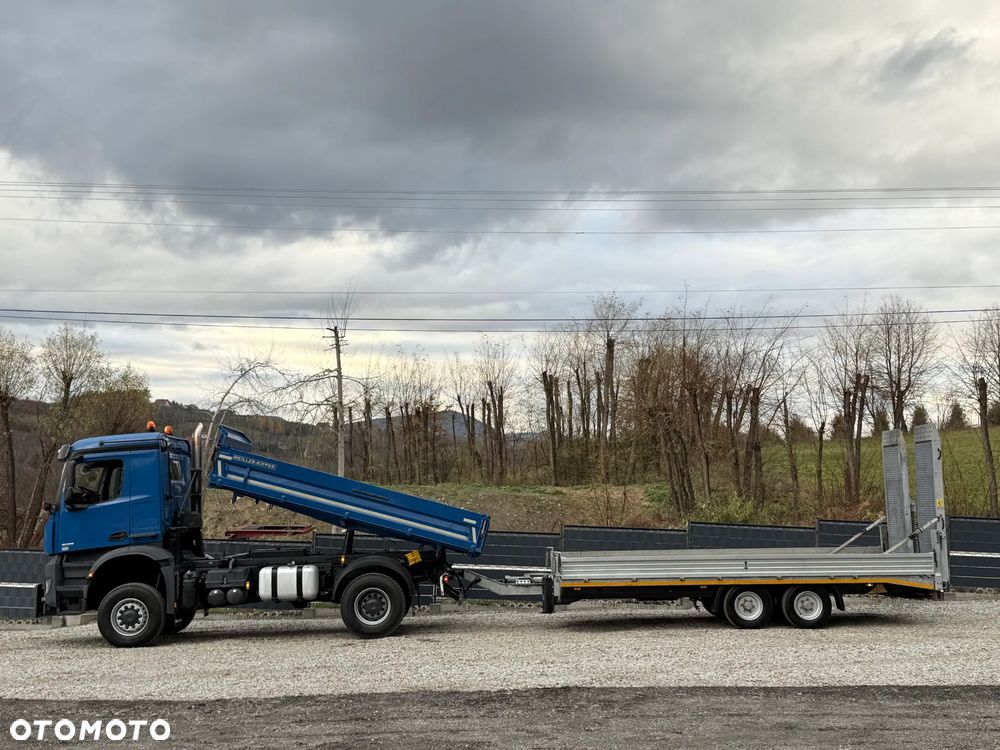 Mercedes-Benz * Arocs * 4X4 * JAK NOWY * Wywrotka Kiper Meiller+ Przyczepa * Zestaw  Sprowadzony * 80.700 km Oryginalnie * Mercedes - 20