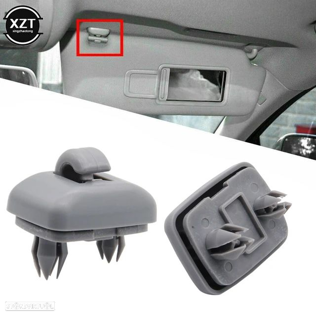 2pcs clips de Pala de Sol Encaixes para AUDI / VW / SEAT - 2