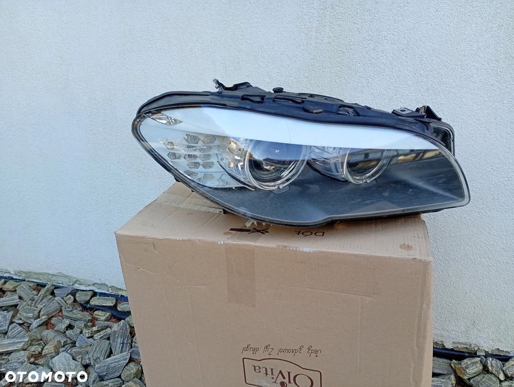 BMW 5 F10 F11 09-13 LAMPA PRAWA PRZEDNIA BI XENON NIESKRETNY 7203246-19 - 2