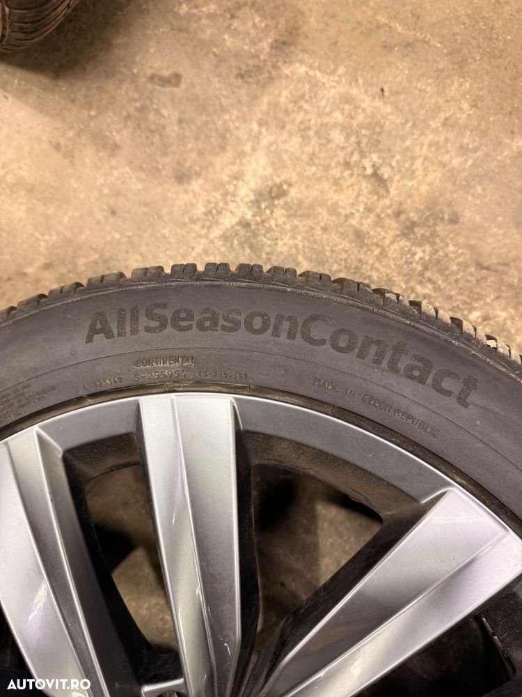 Set jante aliaj VW ARTEON an 2024 cu cauciucuri 245/45R18 si senzori presiune - 9