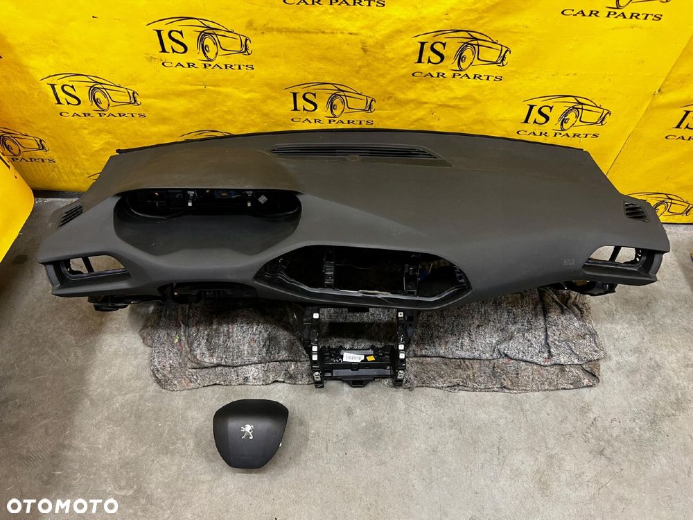 DESKA KONSOLA KOKPIT PULPIT 2 X AIRBAG PODUSZKI PEUGEOT 308 II T9 EU 2014R - 3