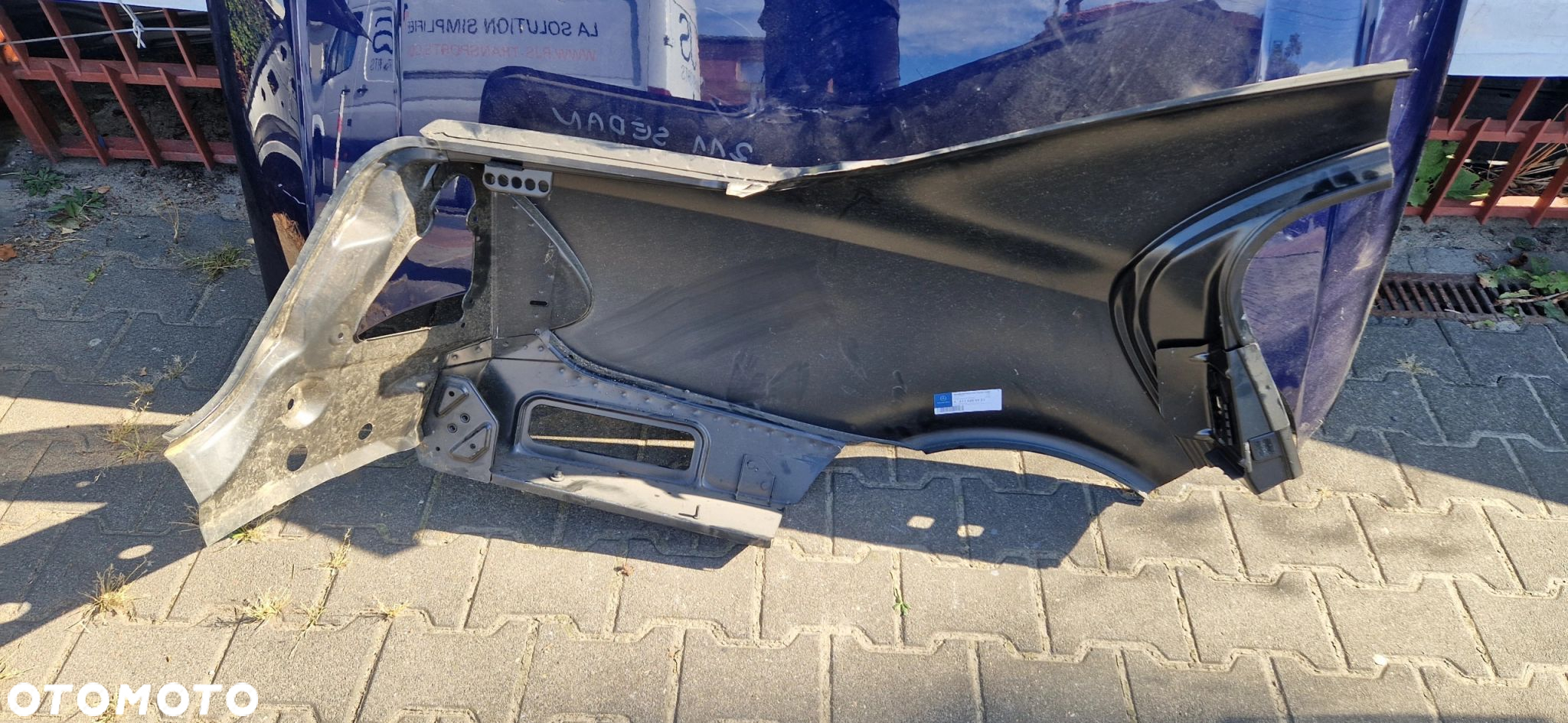 Poszycie Błotnik Mercedes E Klasa 211 Sedan 2002-2009r. Tył lewy - 2