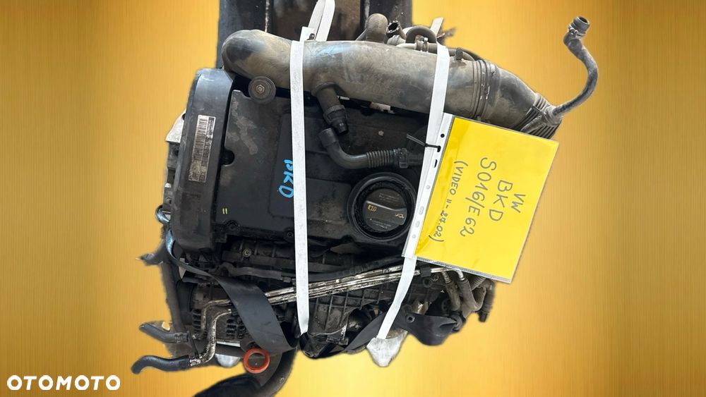 Volkswagen BKD 2.0 diesel silnik kompletny z pełnym osprzętem gotowy do montażu VIDEO PRACY SILNIKA - WHATSAPP LUB LINK W OPISIE - 2