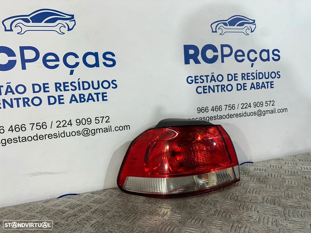 .Conjunto Farolins Tras Traseiro Esquerdo Direito Original Volkswagen VW Golf 6 Mk6 5k0945096E 5k0945095E 2008 - 2013 - 6