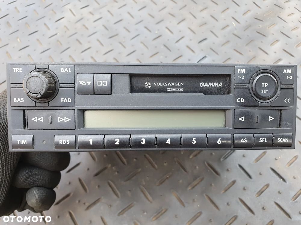 VOLKSWAGEN RADIOODTWARZACZ RADIO FABRYCZNE GAMMA V NA KASETY 1J0035186D VW PASSAT B5 GOLF IV BORA SHARAN LUPO POLO - 4