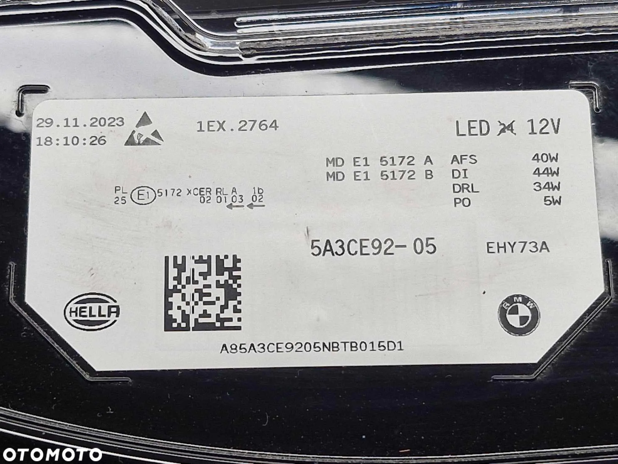 BMW IX I20 M60 FULL LED LAMPA PRAWA PRZÓD 5A3CE92-05 - 18