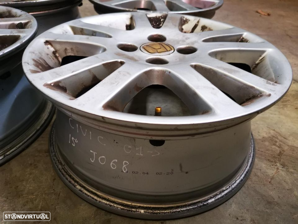 HONDA CIVIC EP CONJUNTO DE JANTES 15 POLEGADAS J068 - 3