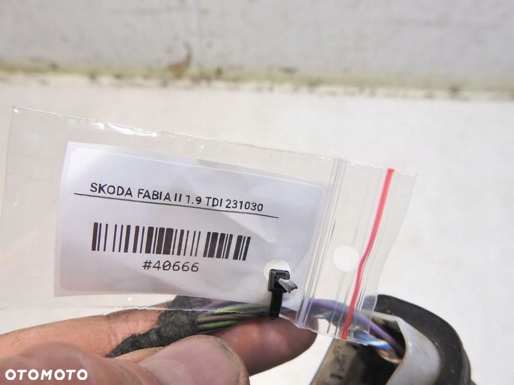 WIĄZKA INSTALACJA DRZWI LEWY TYŁ SKODA FABIA II KOMBI 5J6971161AG - 5