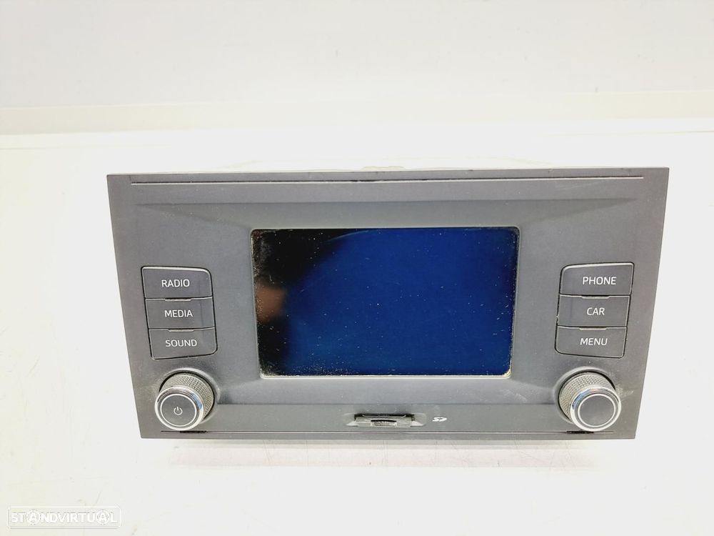 SISTEMA DE ÁUDIO RÁDIO CD SEAT LEON 5F1 - 1