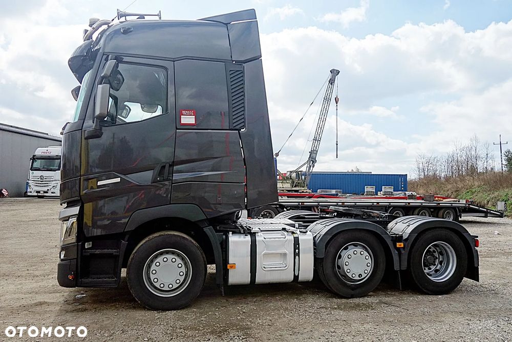 Renault GAMA T520 PUSCHER DMC 70T OŚ SKRĘTNA PODNOSZONA WYSOKA KABINA ALUFELGI KLIMA POSTOJOWA - 6