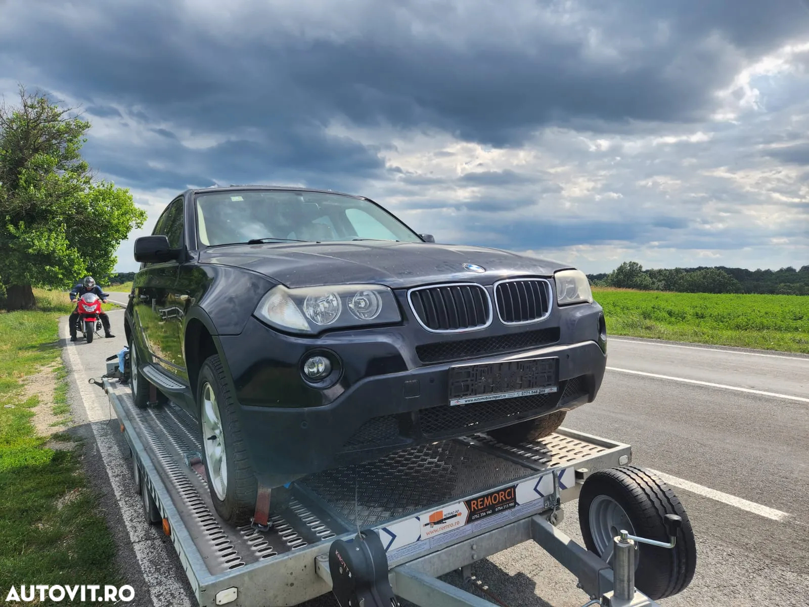 Dezmembrez Bmw X3 E83 LCI Facelift 2.0 D Manual N47 Volan Stanga - Dezmembrari Arad - 3