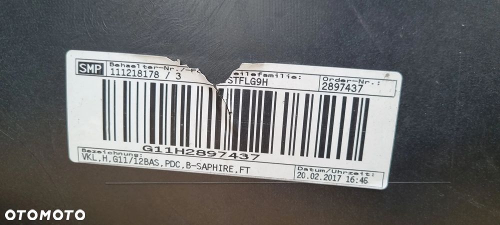 BMW 7 G11 G12 2015- Zderzak tył oryginał MD170 - 13