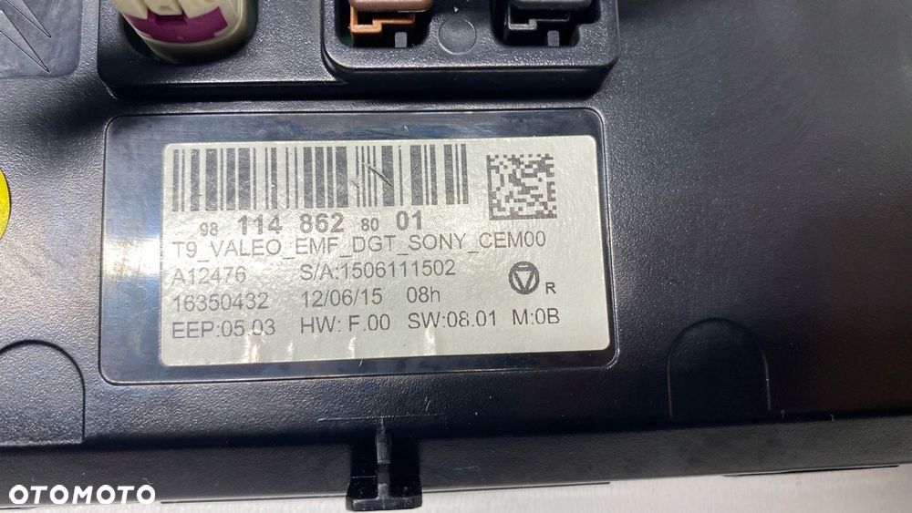 PEUGEOT 308 II T9 WYŚWIETLACZ MONITOR 981148628001 - 4