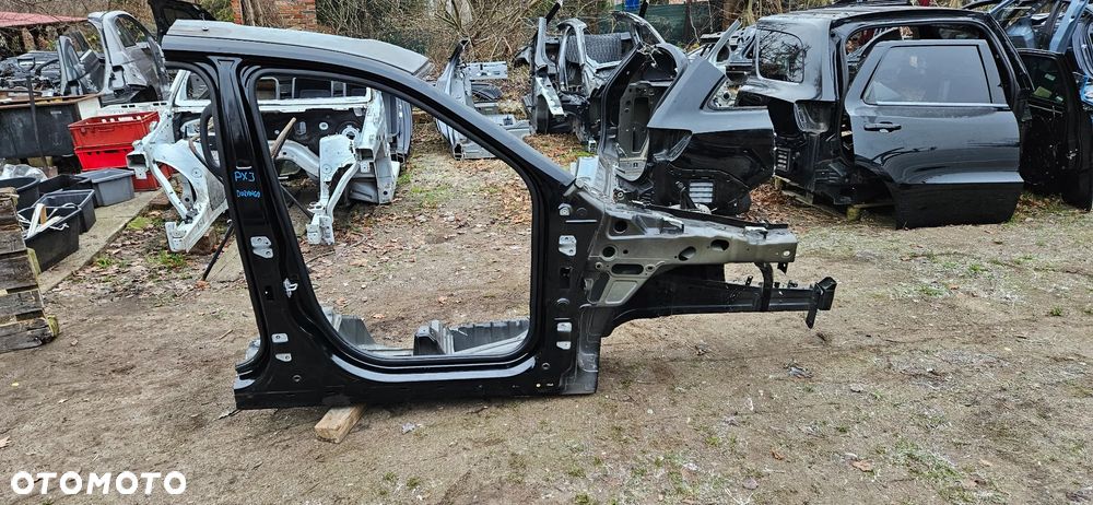 Dodge Durango III LIFT 2021-2025 Ćwiartka przód prawy Podłużnica przednia prawa fartuch Słupek A B próg KOLOR PXJ - 1