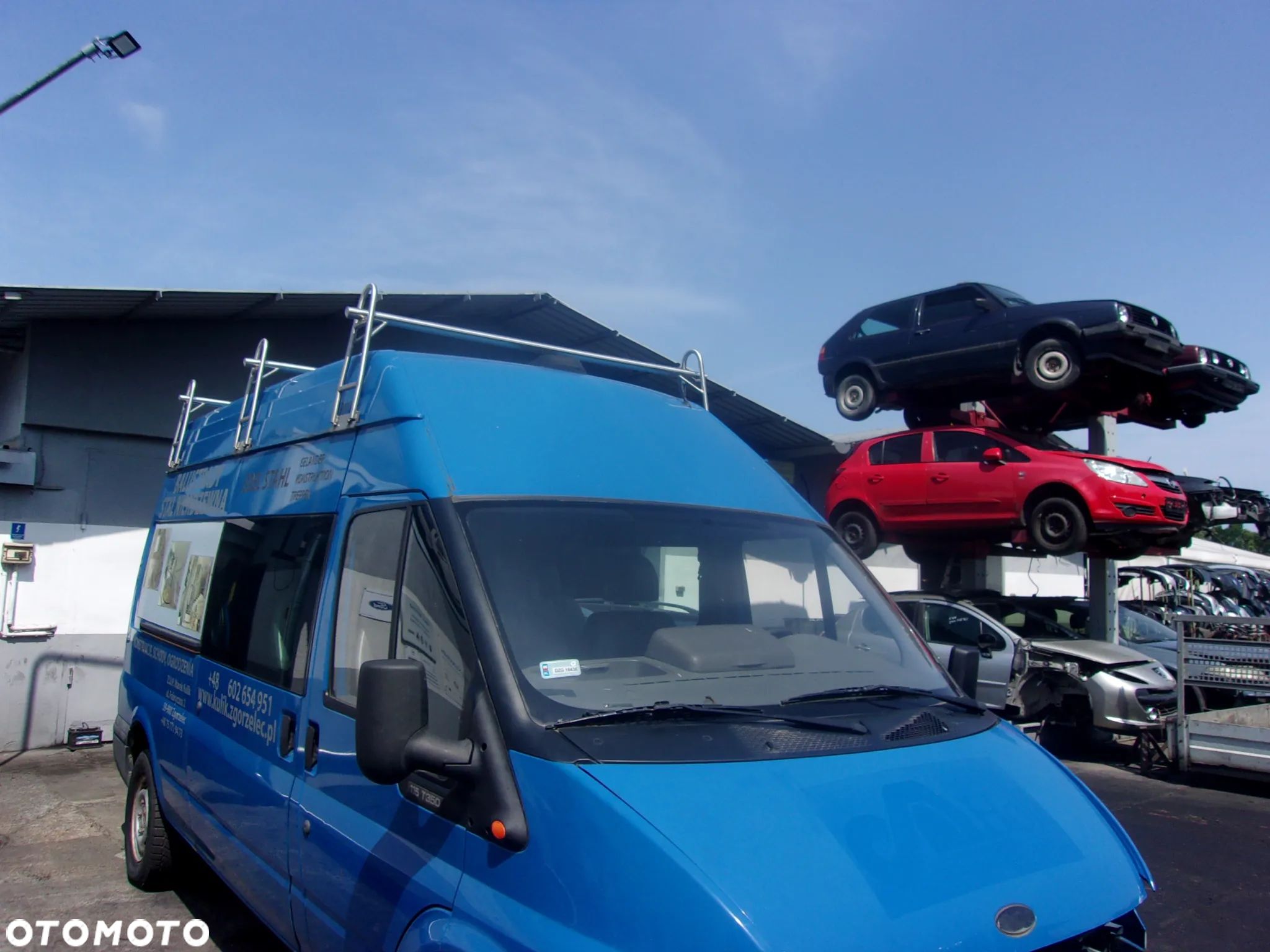 BAGAZNIK DACHOWY POPRZECZKI RELINGI Ford Transit - 1