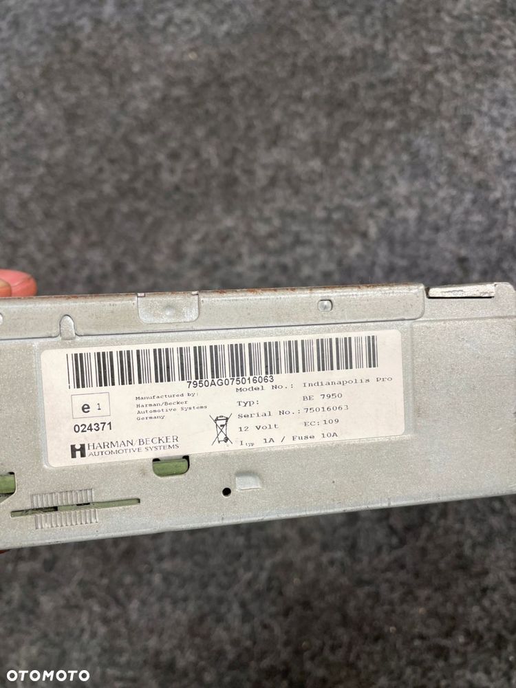 radio cd Becker Indianapolis Pro BE7950 Mercedes Iveco - 11