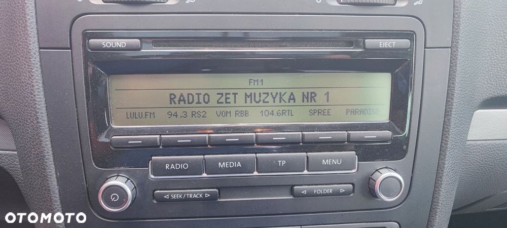 VW GOLF V 5 JETTA RADIO FABRYCZNE CD  KOD - 1