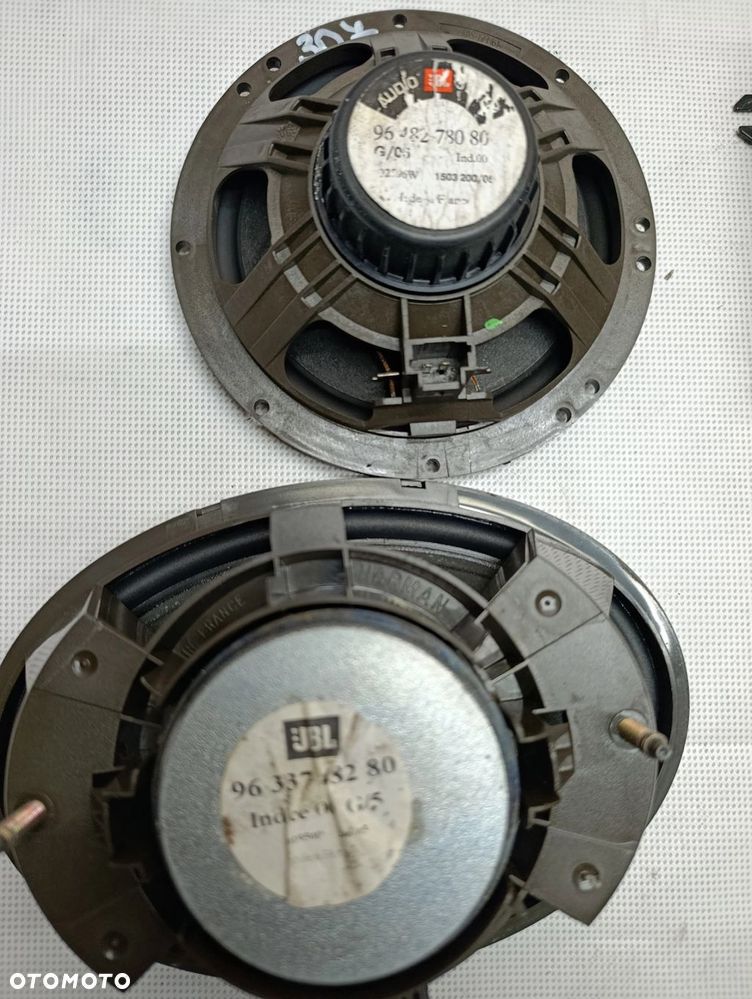 307 CC głośnik głośniki komplet JBL plus wzmacniacz stan bdb LIFT 307 HB SW 307CC Peugeot 96 482 780 80, 96 337 782 80 - 2