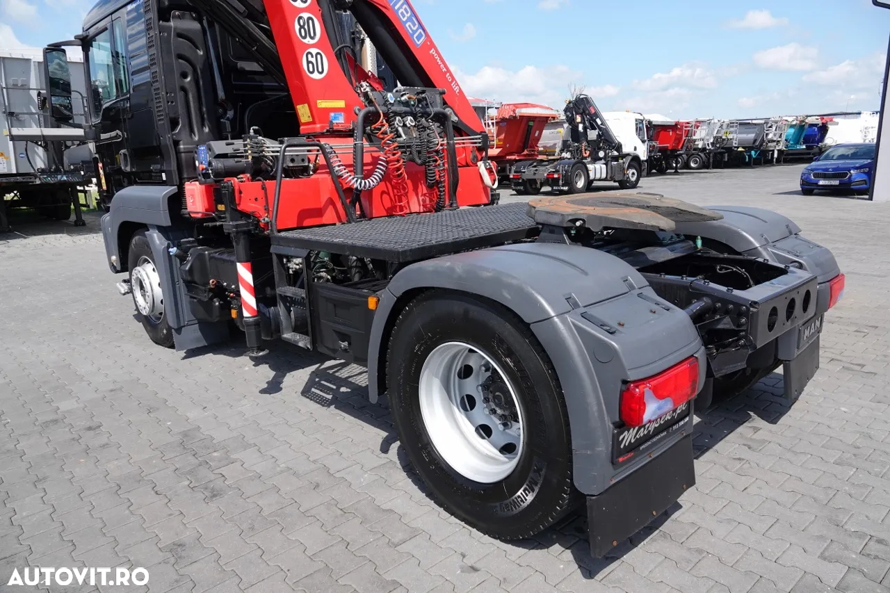 MAN TGS 480 / HDS HMF 1820 / RAZA 17,5 m / EURO 6 / MANUAL / RADIO CONTROL / TRACTOR - 16