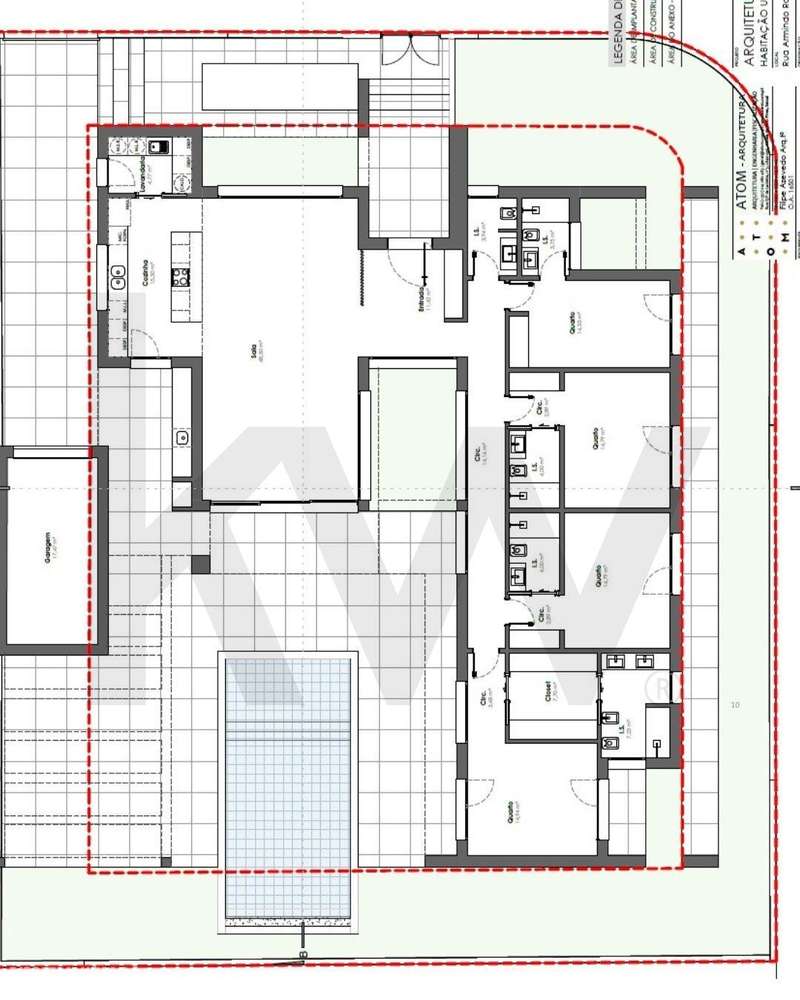 PARA VENDA: Moradia Térrea Unifamiliar V4, edificada num lote de ter - Grande imagem: 5/5
