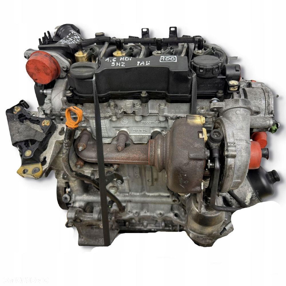 SILNIK 9HZ Peugeot 1007 308 3008 407 5008 1.6 HDI 109KM diesel kompletny - 1