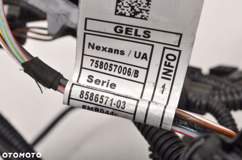 BMW F21 LIFT 2.0 WIĄZKA INSTALACJA SILNIKA 8586571 - 2