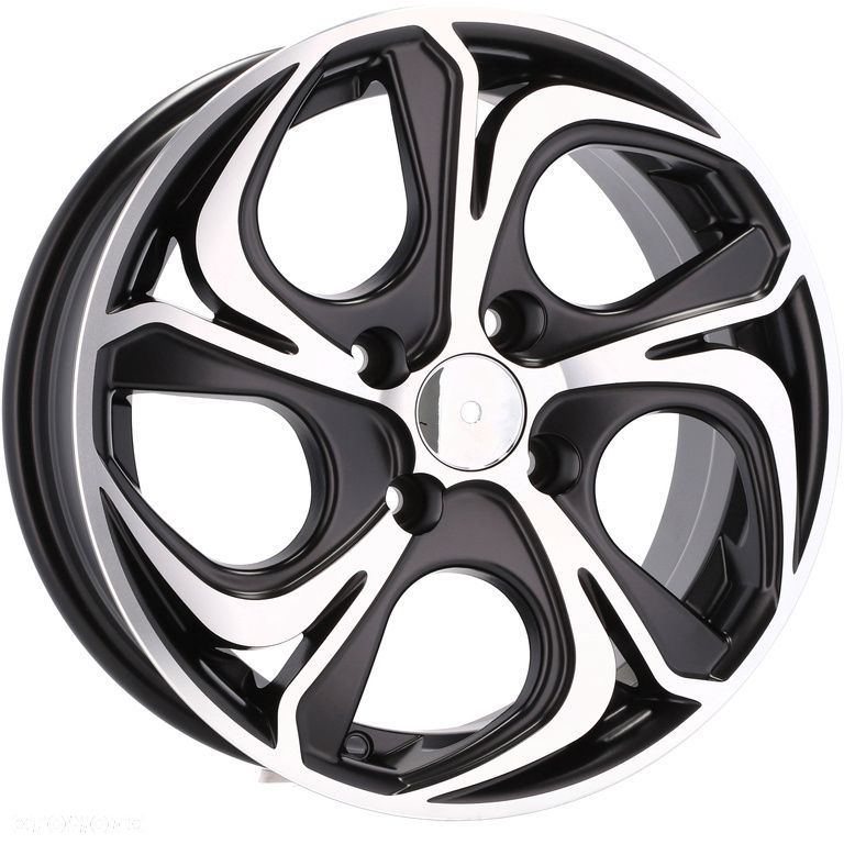4x Felgi 14 4x100 m.in. do TOYOTA Yaris RENAULT Clio Aygo KIA RIO Picanto MAZDA 2 II - BY980 (LU1235 - 8