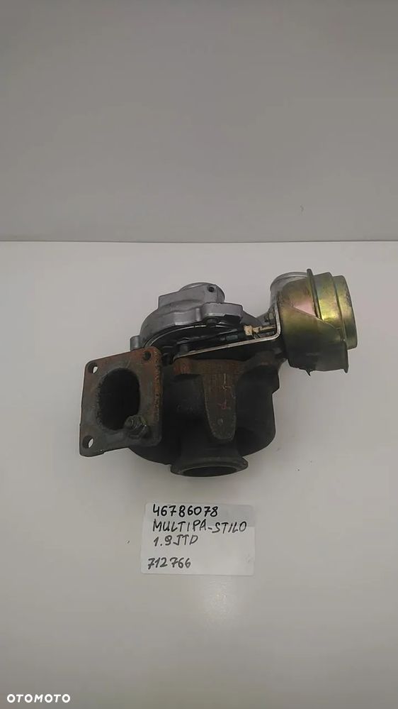 TURBINA 1.9 JTD 110KM 115KM MULTIPLA STILO 46786078 712766 - 3