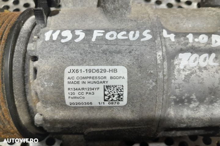 Compresor AC JX61-19D629-HB JX61-19D629-HB Ford Focus 4 [2018 - 2022] - 5