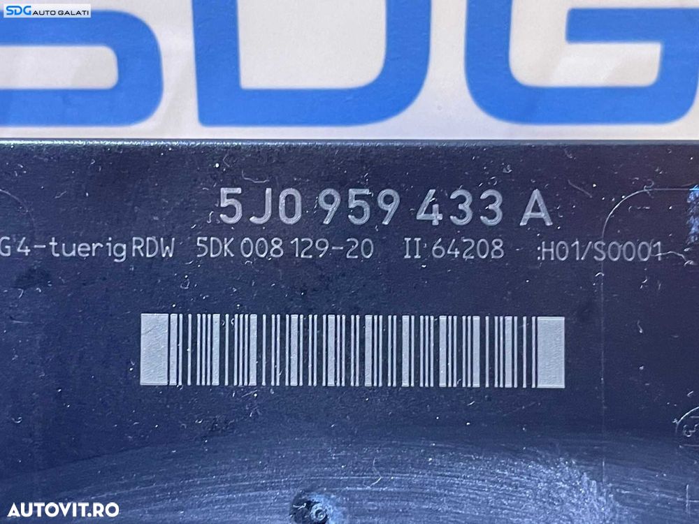 Unitate Modul Calculator Control Confort Comfort Skoda Roomster 2006 - 2010 Cod 5J0959433A [L4434] - 2