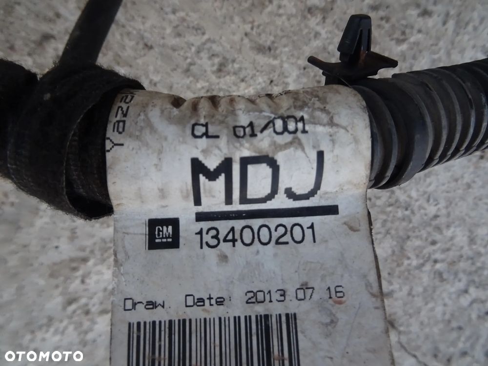 OKABLOWANIE WIĄZKA INSTALACJA ELEKTRYCZNA SILNIKA 1,8 A18XER OPEL ZAFIRA C - 9