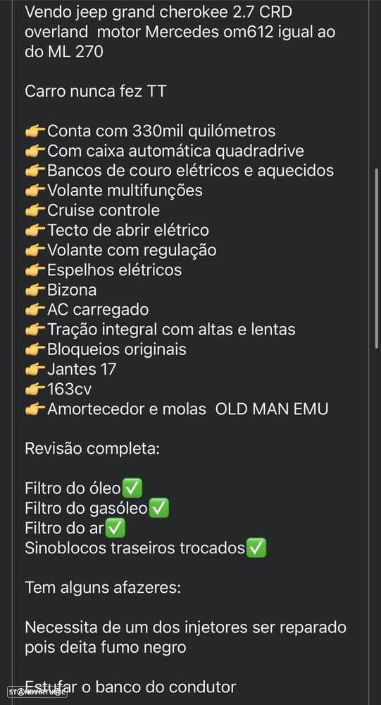 Jeep Grand Cherokee 2.7 CRD Overland - 10