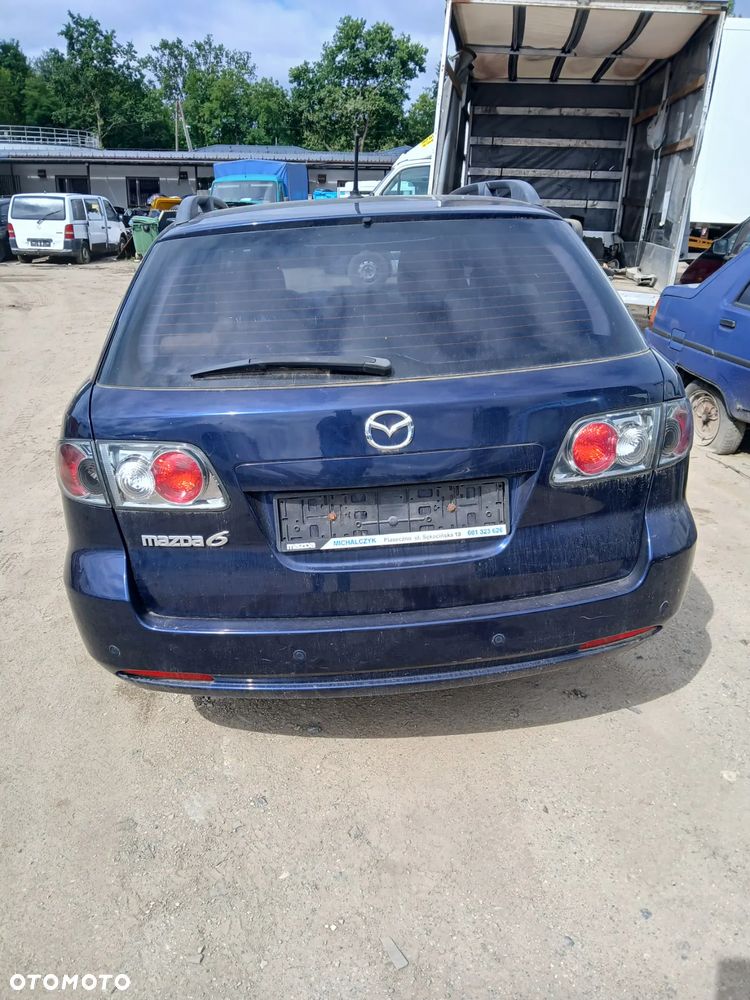 mazda 6 25e maska zderzak lampa grill błotnik drzwi zbiornik paliwa szyba lusterko klamka klapa - 4